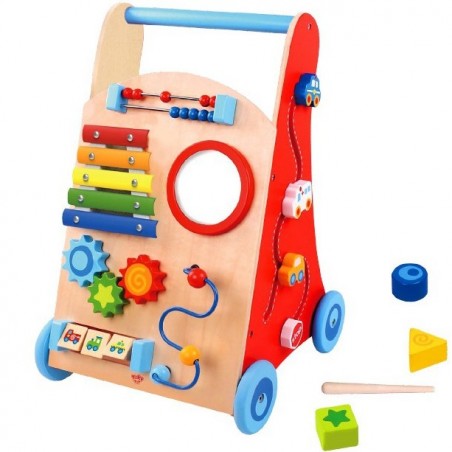 Tooky toy wielofunkcyjny chodzik pchacz panel edukacyjny dla dzieci