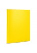 Teczka z rzepem OFFICE PRODUCTS, PP, A4/4cm, 3-skrz., żółta