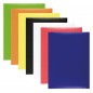 Teczka z gumką office products, karton, a4, 300gsm, 3-skrz., mix kolorów