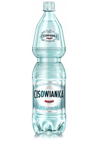 Woda cisowianka, niegazowana, butelka plastikowa, 1,5l - 6 szt