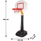 Woopie duża koszykówka 15-stopniowa regulacja 280 cm do prawdziwej piłki