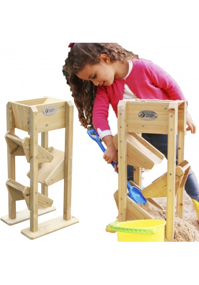 Classic world edu eko zjeżdżalnia na piasek dla dzieci zabawka do piaskownicy od 3 lat