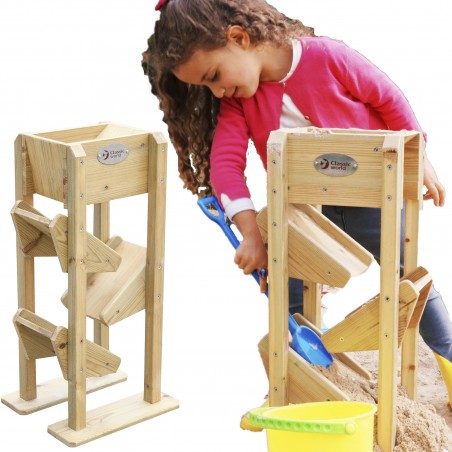 Classic world edu eko zjeżdżalnia na piasek dla dzieci zabawka do piaskownicy od 3 lat