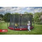 Berg trampolina elite inground 380 cm z siatką safety net deluxe czerwona
