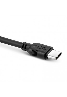 Uniwersalny kabel usb 2.0 do usb-c exc whippy, 0,9m, czarny