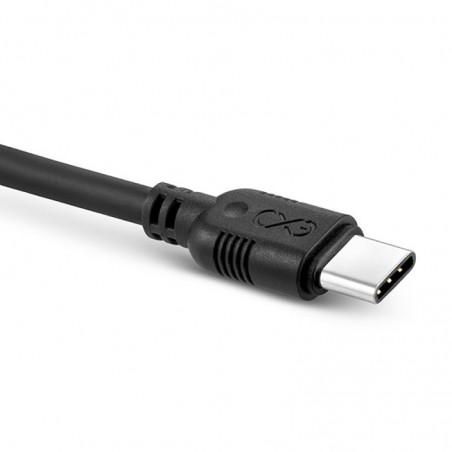 Uniwersalny kabel usb 2.0 do usb-c exc whippy, 0,9m, czarny