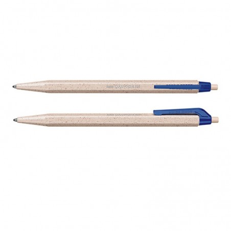 Długopis jednorazowy caran d'ache 825 wood chips, m, 2szt., blister, jasne drewno