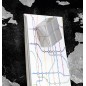 Tablica suchoś. -magn. SIGEL, (910 x 460 x 15mm), szklana, mapa świata, czarna