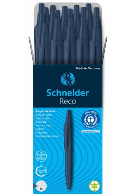 Długopis automatyczny SCHNEIDER Reco niebieski, M, niebieski