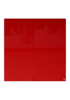 Tablica suchoś. -magn. SIGEL, 48x48cm, szklana, czerwona