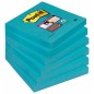 Karteczki samoprzylepne post-it® super sticky (654-6ss-eb), 76x76mm, 1x90 kartek, niebieskie