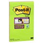Karteczki samoprzylepne post-it® super sticky xxxl w linię (5845- ss), 127x203mm, 2x45 kart., paleta marrakesz