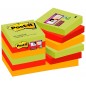 Karteczki samoprzylepne post-it® super sticky (622-12ssmar-eu), 47,6x47,6mm, 12x90 kart., paleta marrakesz
