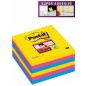 Karteczki samoprzylepne POST-IT® Super Sticky w linie (675-SS6RIO-EU), 101x101mm, 6x90 kart., paleta Rio de Janeiro