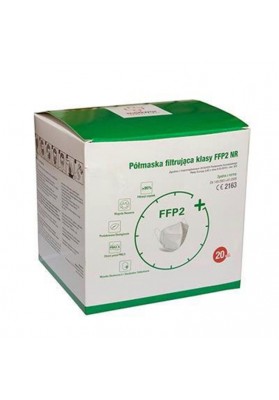 Półmaska filtrująca FFP2, 20szt., biała