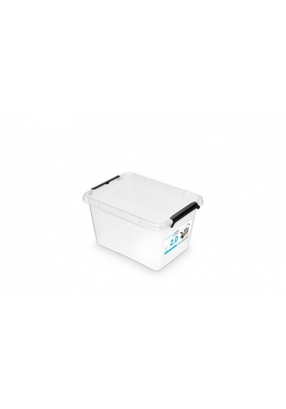 Pojemnik do przechowywania moxom simple box, 2,0l (195 x 150 x 110mm), transparentny