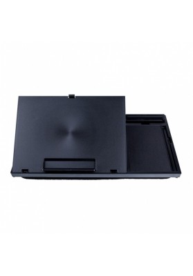 Podstawa pod laptopa z podkładką pod mysz Q-CONNECT, 51,8 x 28,1 x 5,9 cm, czarna