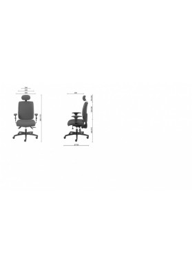 Fotel biurowy office products kefalonia, czarny