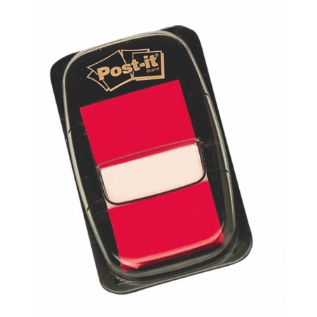 Zakładki indeksujące POST-IT® (680-1), PP, 25x43mm, 50 kart., czerwone