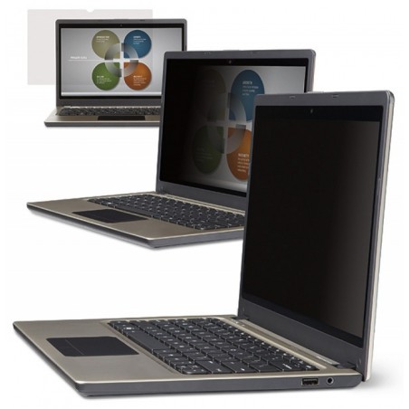 Bezramkowy filtr prywatyzujący 3m™ (pf125w9b), do laptopów, 16:9, 12,5", czarny
