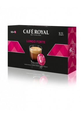 Kapsułki kawowe pads CAFE ROYAL LUNGO FORTE, 50 szt