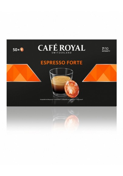 Kapsułki kawowe pads CAFE ROYAL ESPRESSO FORTE, 50 szt