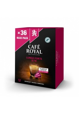 Kapsułki kawowe CAFE ROYAL LUNGO FORTE, 36 szt