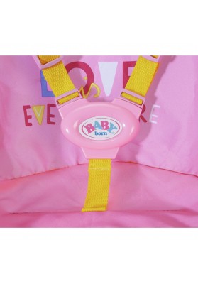 Baby Born Różowy Wózek dla Lalki z Torbą Na Akcesoria