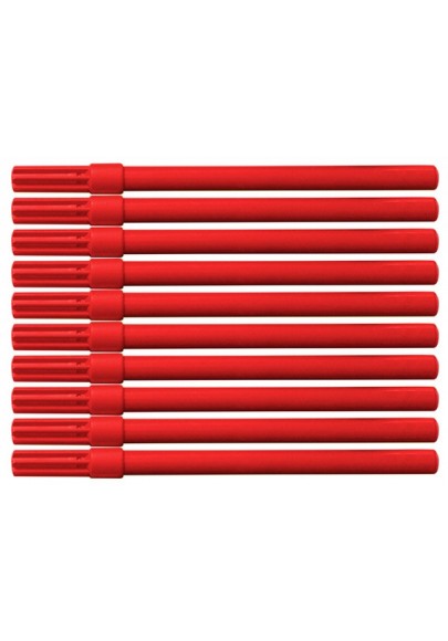 Flamaster biurowy office products, 10szt., czerwony