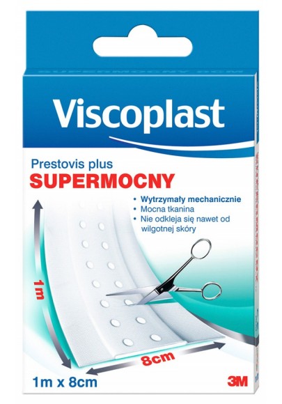 Plaster do cięcia VISCOPLAST Prestovis Plus, supermocny, 8cmx1m