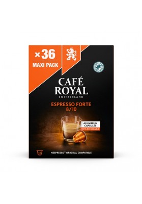 Kapsułki kawowe CAFE ROYAL ESPRESSO FORTE, 36 szt