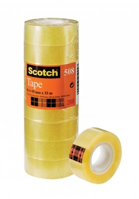 Taśma biurowa ekonomiczna SCOTCH® (508), 19mm, 33m, 8szt.