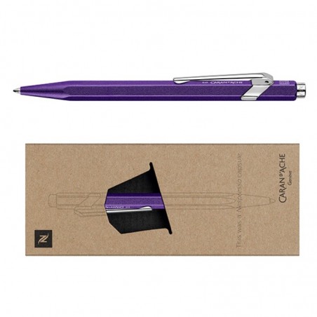 Długopis CARAN D'ACHE 849 Nespresso Arpeggio, M, w pudełku, fioletowy