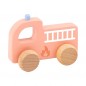 Tooky toy drewniane autko straż pożarna do pchania dla dzieci