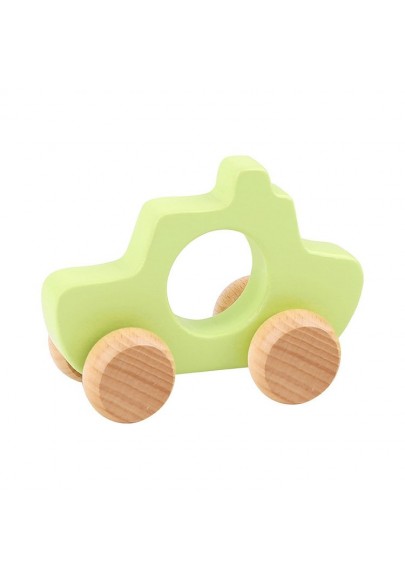 Tooky toy drewniane autko pojazd statek do pchania dla dzieci