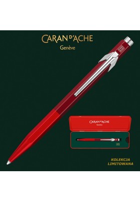 Długopis caran d'ache 849 wonder forest, m, czerwony