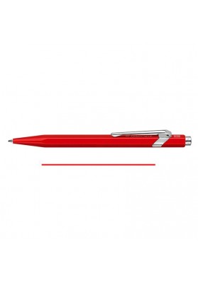 Długopis caran d'ache 849 classic line, m, czerwony z czerwonym wkładem
