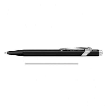Długopis caran d'ache 849 classic line, m, czarny z czarnym wkładem