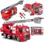 Woopie zestaw konstrukcyjny klocki wóz strażacki + śrubokręt