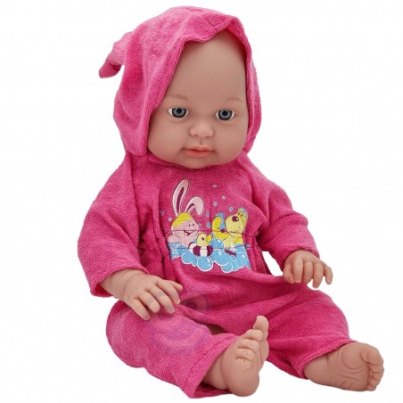 Woopie ubranko dla lalki zestaw kąpielowy szlafrok kombinezon pajacyk  43-46 cm