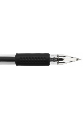 Długopis żelowy donau z wodoodpornym tuszem 0,5mm, czarny - 12 szt