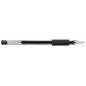 Długopis żelowy donau z wodoodpornym tuszem 0,5mm, czarny - 12 szt