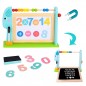 Tooky toy  edukacyjna tablica na biurko + 18 magnetycznych elementów