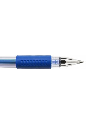 Długopis żelowy donau z wodoodpornym tuszem 0,5mm, niebieski - 12 szt