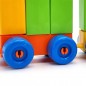 Ecoiffier abrick kolorowy pociąg z cegiełek literki i cyferki