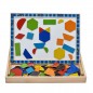 Tooky toy dwustronna tablica magnetyczna układanka puzzle kształty