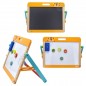 Tooky toy tablica edukacyjna 2w1 magnetyczna kredowa dla dzieci magnesy gąbka 6 el.