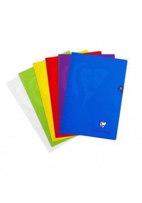 Zeszyt CLAIREFONTAINE Mimesys, w kratkę, 48 kart., 21x29,7cm, mix kolorów