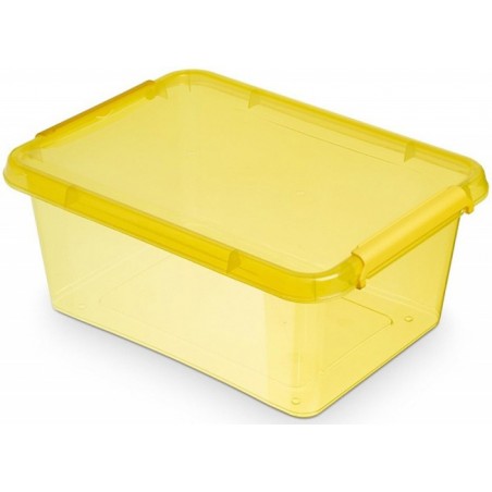 Pojemnik do przechowywania moxom color box, 12,5l, żółty