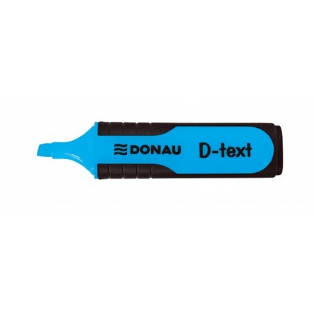 Zakreślacz fluorescencyjny donau d-text, 1-5mm (linia), niebieski - 10 szt